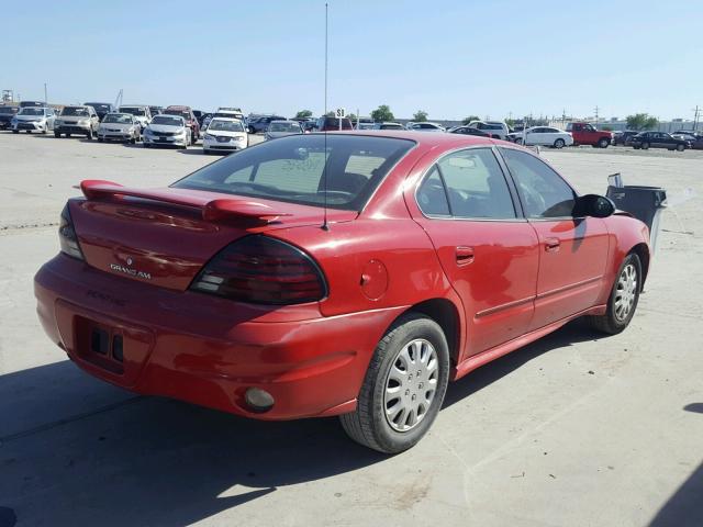 1G2NF52E74C252640 - 2004 PONTIAC GRAND AM S Qırmızı foto 4