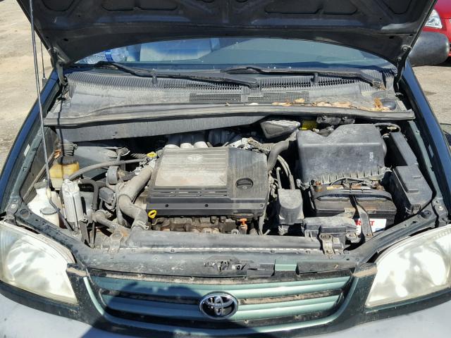 4T3ZF13C91U411797 - 2001 TOYOTA SIENNA LE GREEN photo 7