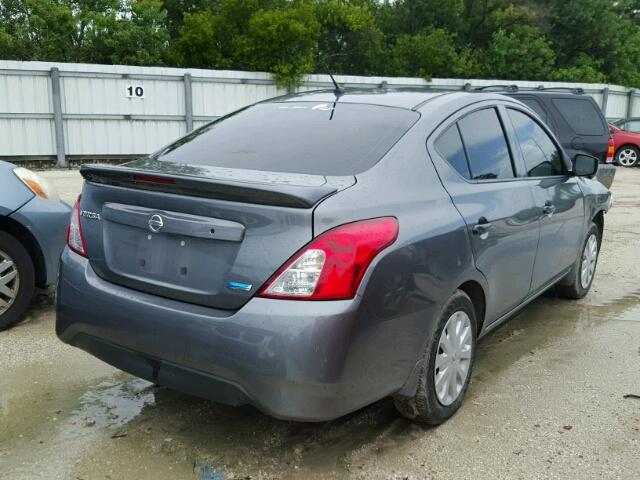 3N1CN7AP4GL826238 - 2016 NISSAN VERSA S/S CHARCOAL photo 4