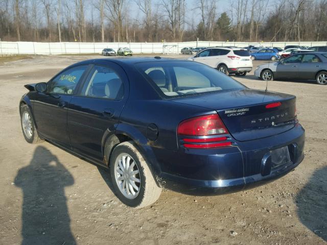 1B3EL46XX6N265398 - 2006 DODGE STRATUS SX BLUE photo 3