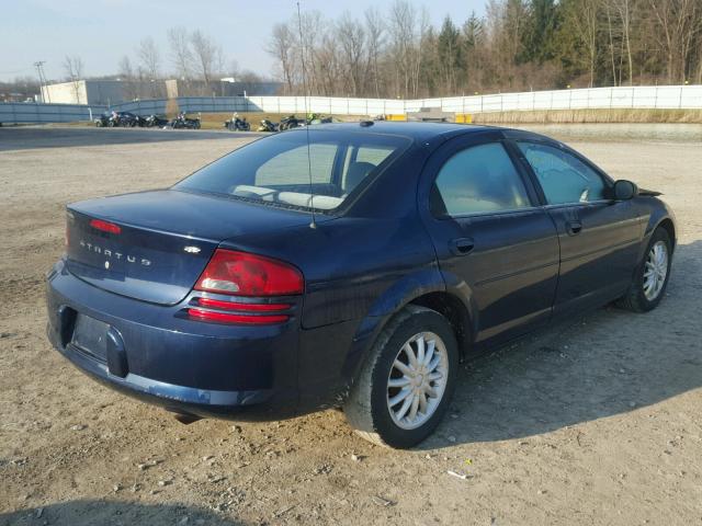 1B3EL46XX6N265398 - 2006 DODGE STRATUS SX BLUE photo 4