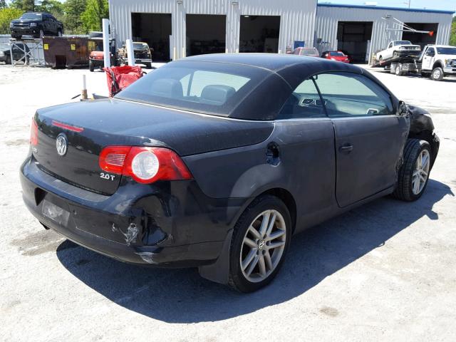 WVWFA71F48V020270 - 2008 VOLKSWAGEN EOS LUX Czarny zdjęcie 4