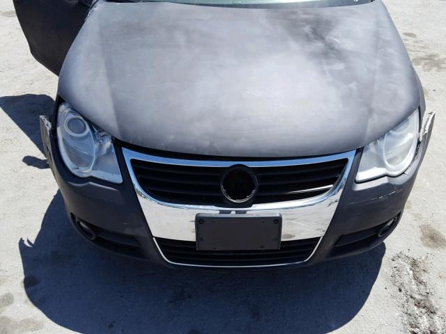 WVWFA71F48V020270 - 2008 VOLKSWAGEN EOS LUX Czarny zdjęcie 7
