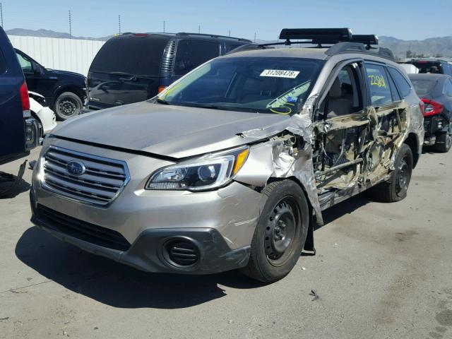 4S4BSAAC1F3239190 - 2015 SUBARU OUTBACK 2. TAN photo 10