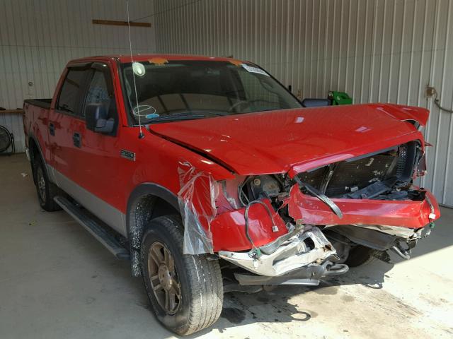 1FTRW14W85FB48850 - 2005 FORD F150 SUPER RED photo 1