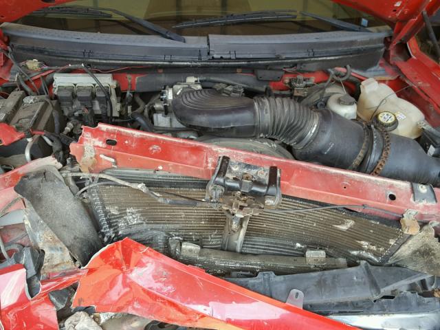 1FTRW14W85FB48850 - 2005 FORD F150 SUPER RED photo 7