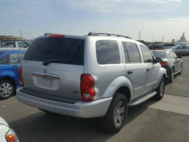 1D4HD48D75F585639 - 2005 DODGE DURANGO SL SILVER photo 4