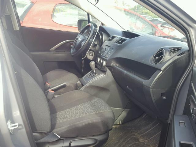 JM1CW2BL5C0140435 - 2012 MAZDA 5 SILVER photo 5