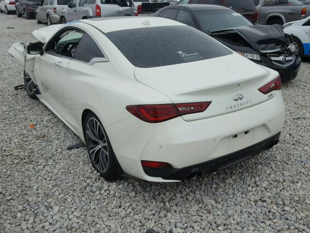 JN1EV7EK7HM364286 - 2017 INFINITI Q60 PREMIU WHITE photo 3