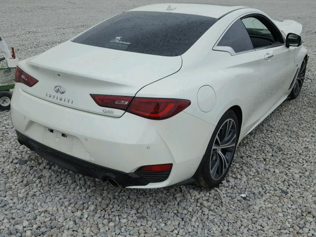 JN1EV7EK7HM364286 - 2017 INFINITI Q60 PREMIU WHITE photo 4