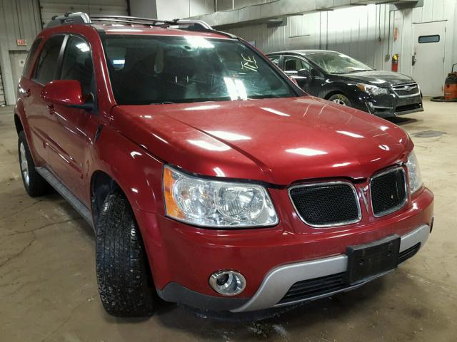 2CKDL73F466041323 - 2006 PONTIAC TORRENT MAROON photo 1