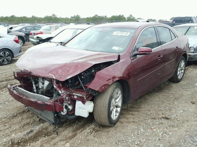 1G11C5SA1GF127807 - 2016 CHEVROLET MALIBU LIM MAROON photo 2