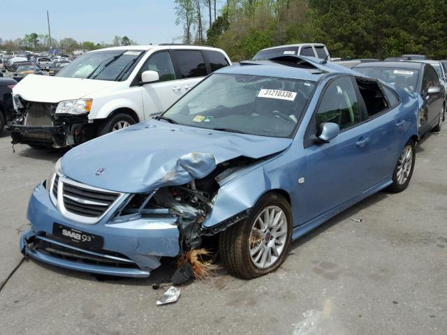 YS3FB49Y881007202 - 2008 SAAB 9-3 2.0T BLUE photo 2