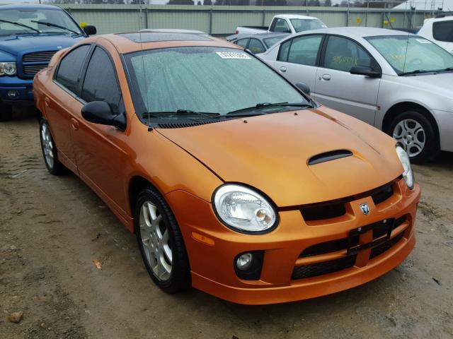 1B3ES66S15D236184 - 2005 DODGE NEON SRT-4 ORANGE photo 1