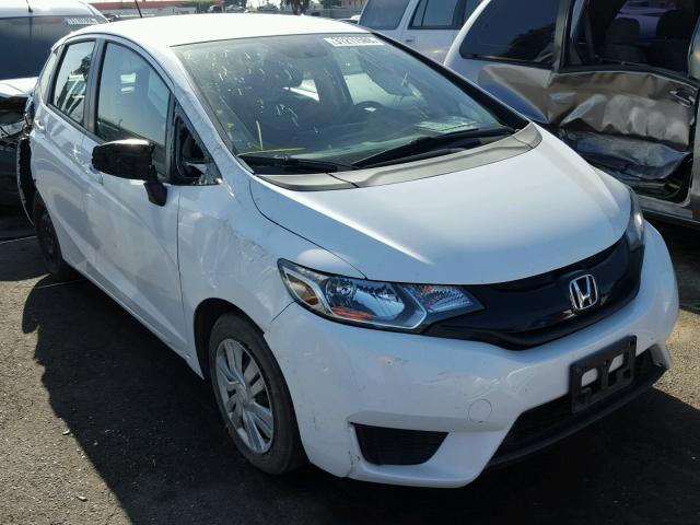 3HGGK5H59FM711502 - 2015 HONDA FIT LX WHITE photo 1