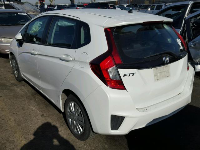 3HGGK5H59FM711502 - 2015 HONDA FIT LX Beyaz fotoğraf 3