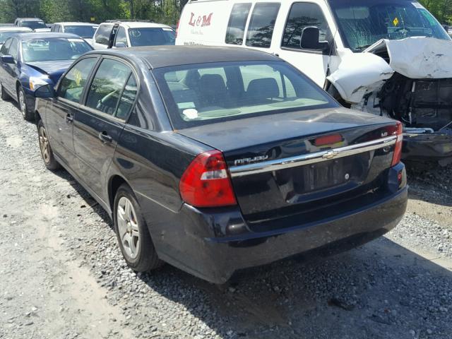 1G1ZS58F57F107360 - 2007 CHEVROLET MALIBU LS შავი ფოტო 3