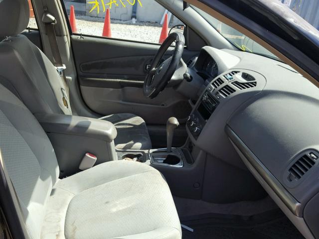 1G1ZS58F57F107360 - 2007 CHEVROLET MALIBU LS შავი ფოტო 5