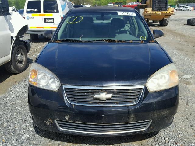 1G1ZS58F57F107360 - 2007 CHEVROLET MALIBU LS შავი ფოტო 9