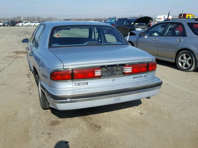 1G4HP52L7SH569348 - 1995 BUICK SEDAN BLUE photo 3