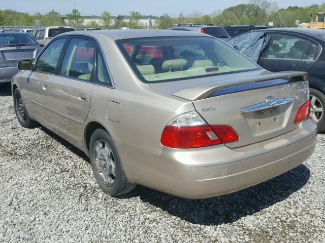 4T1BF28B33U308944 - 2003 TOYOTA AVALON GOLD photo 3