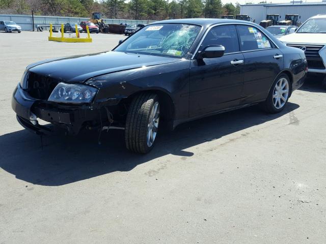 JNKAY41E73M001415 - 2003 INFINITI M45 BLACK photo 2