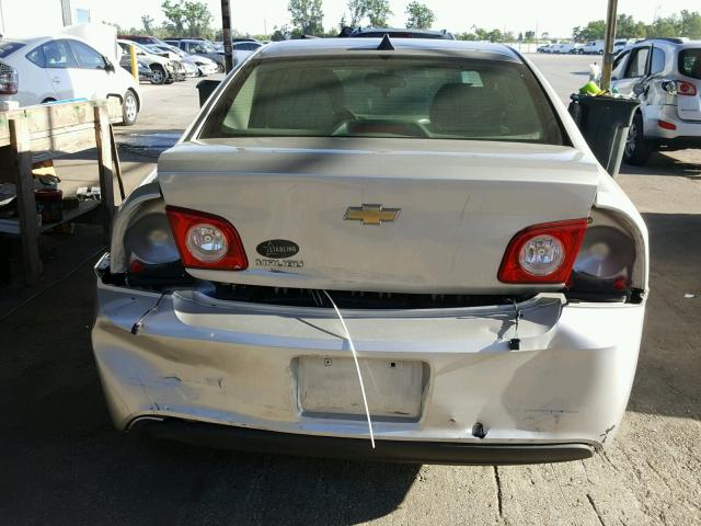 1G1ZA5EU9CF233267 - 2012 CHEVROLET MALIBU LS SILVER photo 9