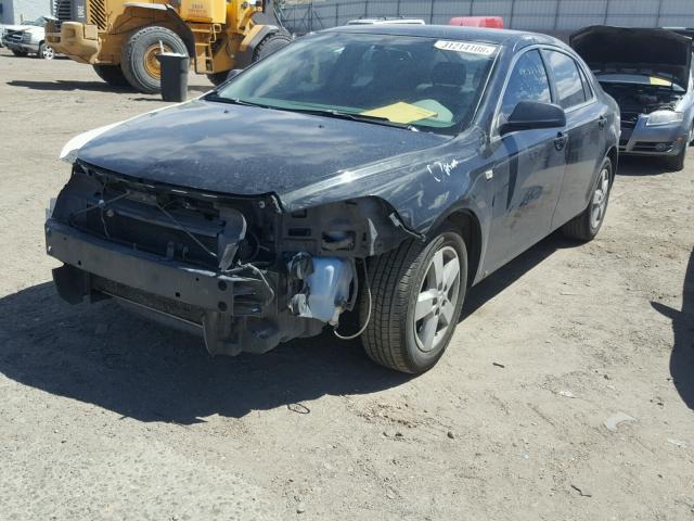 1G1ZG57B68F240436 - 2008 CHEVROLET MALIBU LS გრაფიტი ფოტო 2