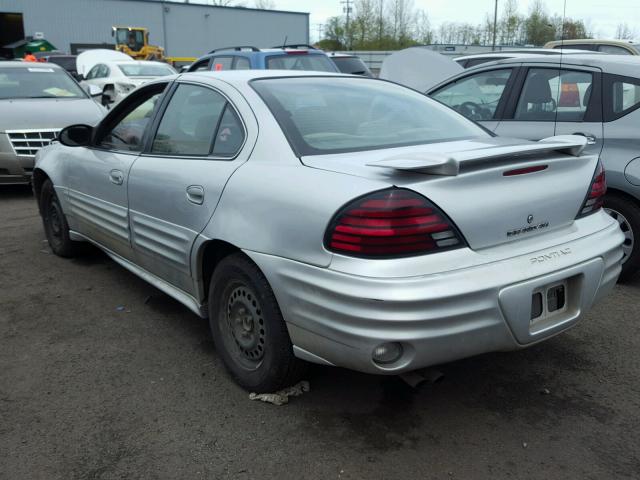 1G2NF52E12M724693 - 2002 PONTIAC GRAND AM S Gümüş foto 3
