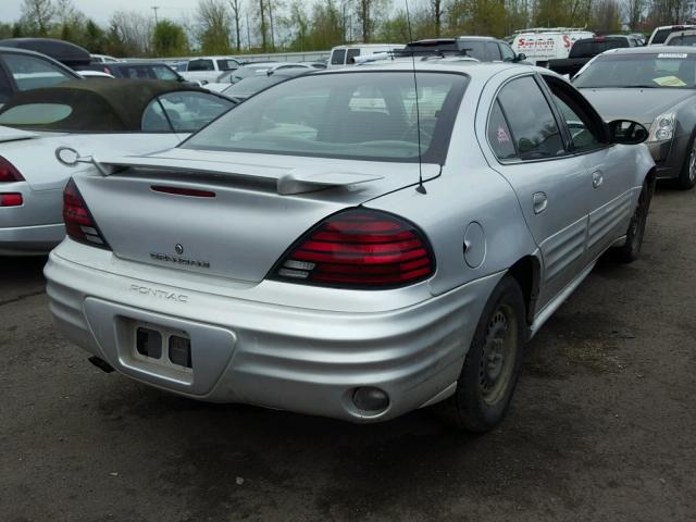 1G2NF52E12M724693 - 2002 PONTIAC GRAND AM S Gümüş foto 4