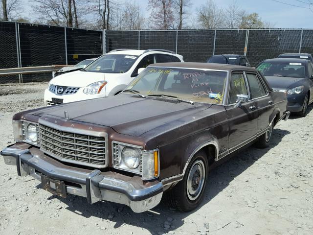 5E83F129188 - 1975 FORD GRANADA BROWN photo 2