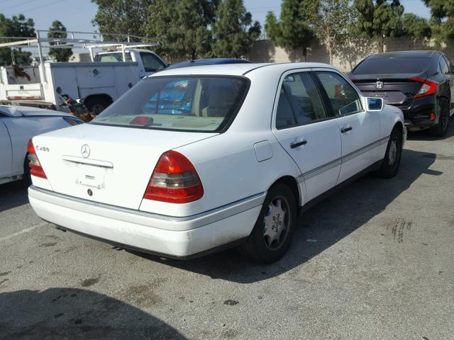 WDBHA28E4RF057628 - 1994 MERCEDES-BENZ C 280 WHITE photo 4