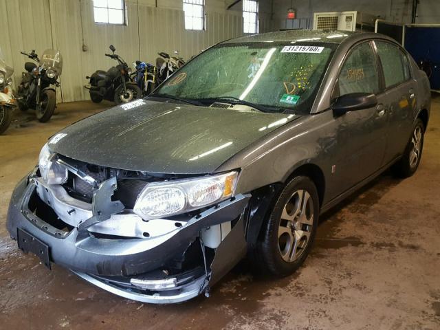 1G8AL52F95Z105000 - 2005 SATURN ION LEVEL GRAY photo 2