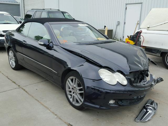 WDBTK56F98F240610 - 2008 MERCEDES-BENZ CLK 350 BLACK photo 1