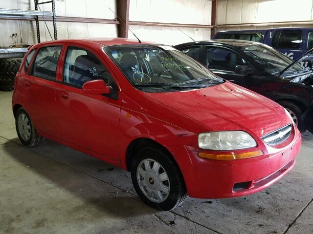 KL1TJ62624B182235 - 2004 CHEVROLET AVEO LS RED photo 1