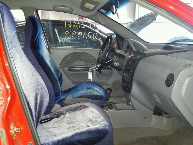 KL1TJ62624B182235 - 2004 CHEVROLET AVEO LS RED photo 5