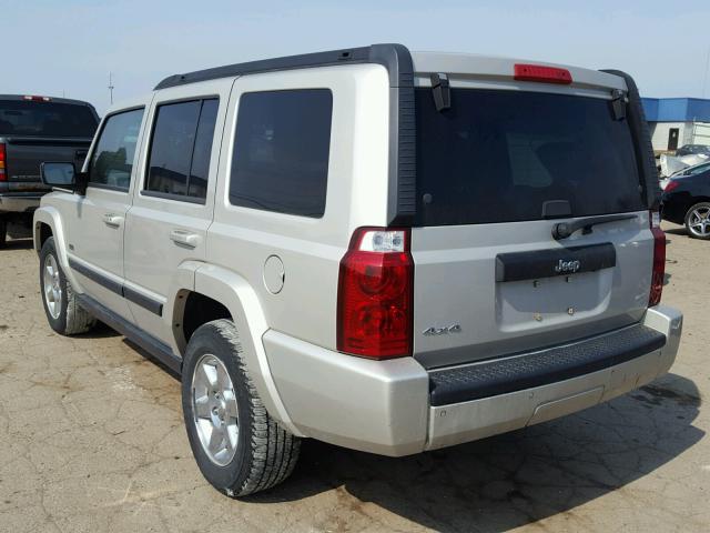1J8HG48K77C670769 - 2007 JEEP COMMANDER TAN photo 3