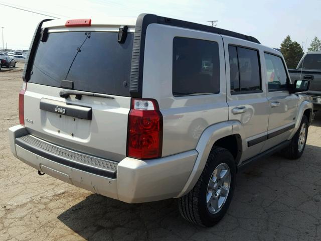 1J8HG48K77C670769 - 2007 JEEP COMMANDER TAN photo 4