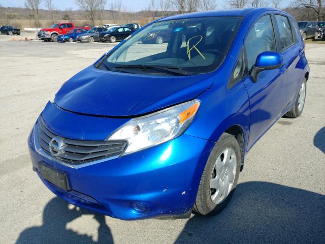 3N1CE2CP7EL360009 - 2014 NISSAN VERSA NOTE BLUE photo 2