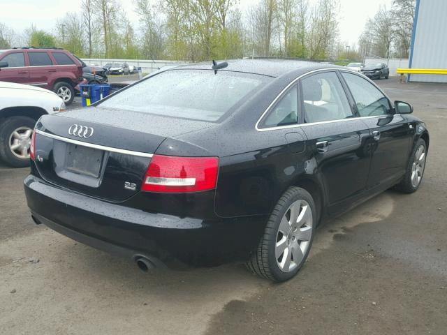 WAUDG74F16N065811 - 2006 AUDI A6 3.2 QUA BLACK photo 4