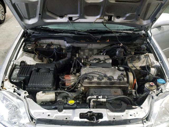 1HGEJ8242XL030001 - 1999 HONDA CIVIC EX GRAY photo 7