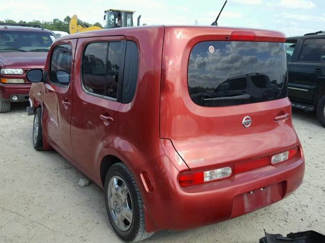 JN8AZ2KR2AT171046 - 2010 NISSAN CUBE BASE RED photo 3