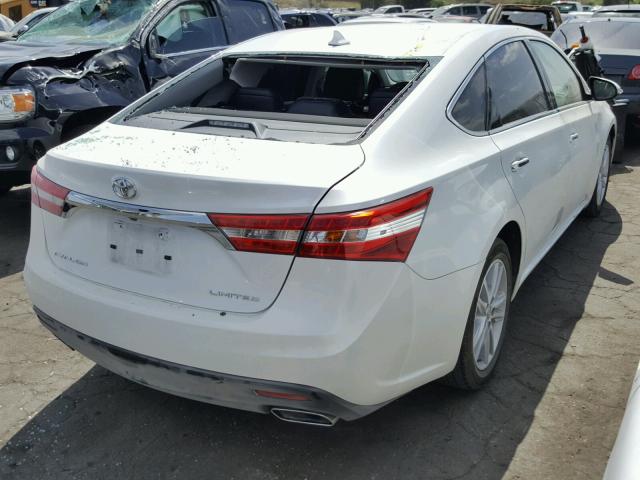 4T1BK1EB1FU152952 - 2015 TOYOTA AVALON XLE WHITE photo 4