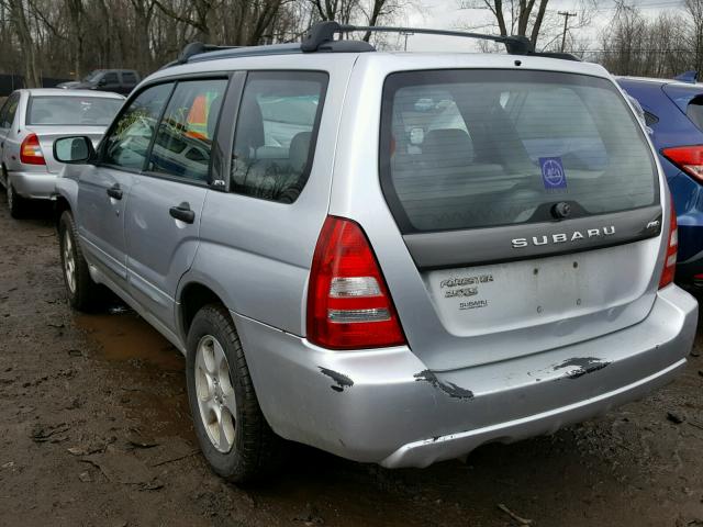 JF1SG65604H759541 - 2004 SUBARU FORESTER 2 SILVER photo 3