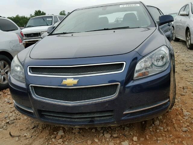 1G1ZC5EU0BF119568 - 2011 CHEVROLET MALIBU 1LT 蓝色 照片 10