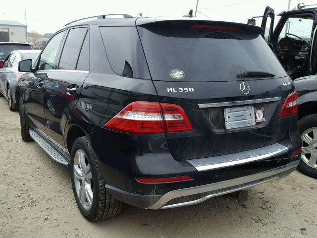 4JGDA5HB6DA176578 - 2013 MERCEDES-BENZ ML 350 4MA BLACK photo 3