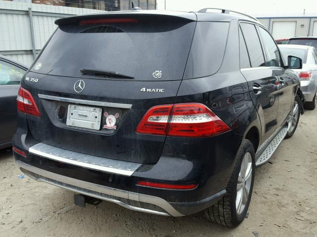 4JGDA5HB6DA176578 - 2013 MERCEDES-BENZ ML 350 4MA BLACK photo 4