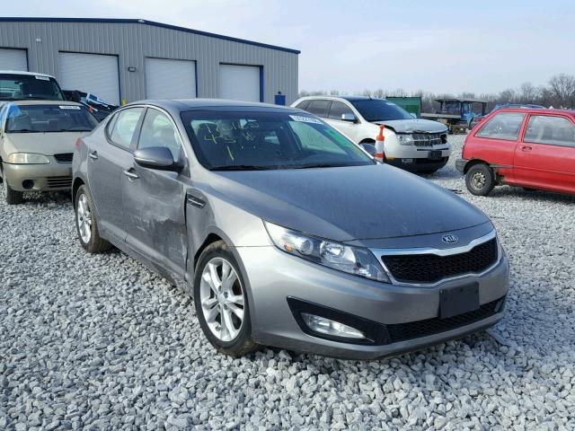 5XXGN4A75DG130931 - 2013 KIA OPTIMA EX GRAY photo 1