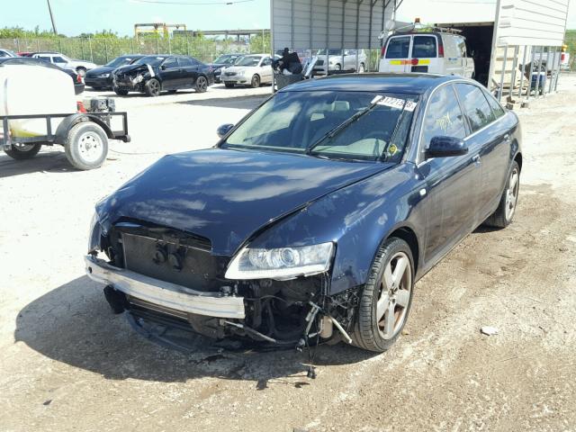 WAUAH74F38N121721 - 2008 AUDI A6 3.2 BLUE photo 2