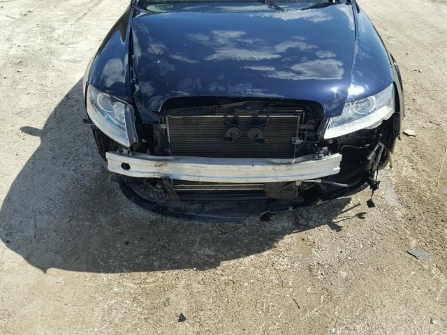 WAUAH74F38N121721 - 2008 AUDI A6 3.2 BLUE photo 9